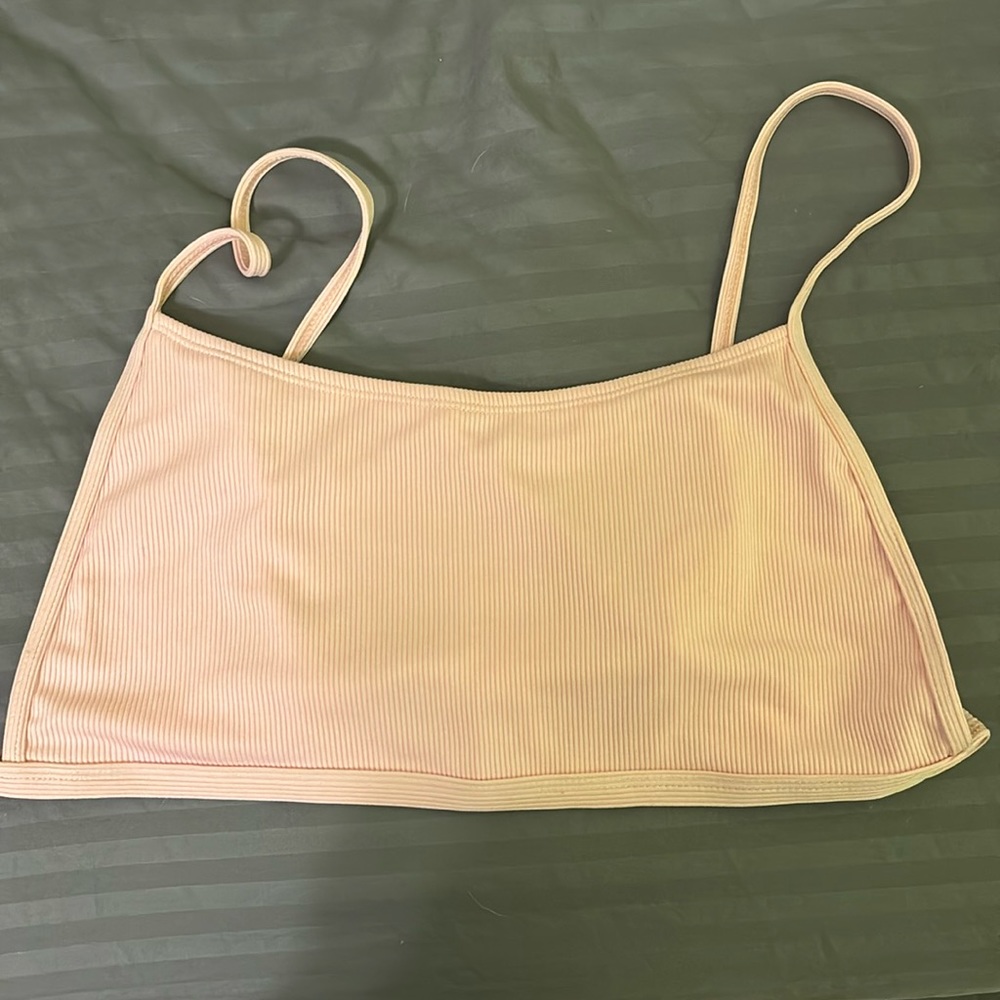 Pink bathing suit top
